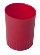 Стакан пластиковий для письмового приладдя, JOBMAX, червоний