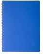 Зошит для записів GLOSS А4, 80 л.,клітина, пластикова обкладинка, синя