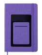 Блокнот деловой COMFORT А5, 96л, точка, обложка искусственная кожа, фиолетовый