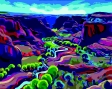 Картина по номерам "Цветной каньон", 40*50, ART Line