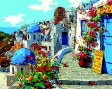 Картина по номерам "Греческие каникулы", 40*50, ART Line