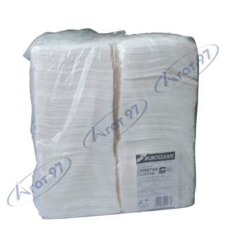 Серветки паперові, 240*240 мм, 400шт, в пп упаковці, білий