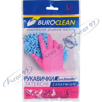 Перчатки хозяйственные суперпрочные Buroclean, размер L