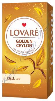 Чай чёрный 2г*24, пакет, "Golden Ceylon", LOVARE
