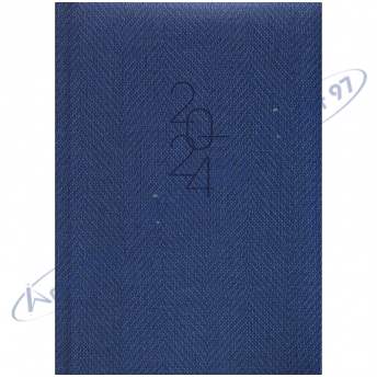 Щоденник 2024 кишеньковий Tweed синій