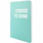 Книга записная Motivation A5, 80 л. кл., Choose to shine