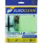 Салфетка для стекла, микрофибра, BuroClean EuroStandart 30х30 см