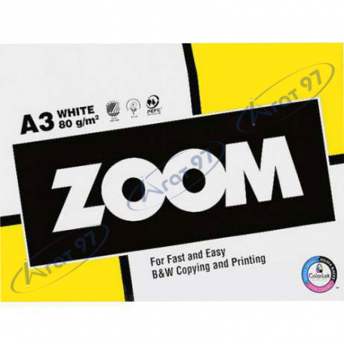 Папір Zoom A3, клас C, 80г / м2, 500 аркушів