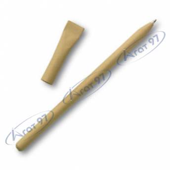 Ручка деревянная шариковая с колпачком