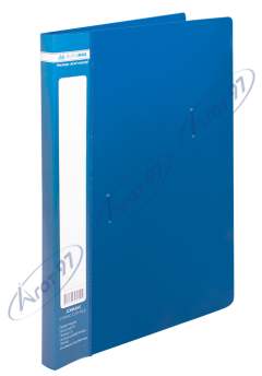 Папка пластикова зі швидкозшивачем, JOBMAX,  A4, синя