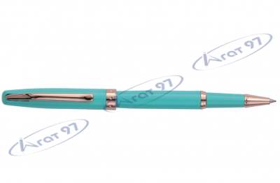 Ручка ролер в подарунковому футлярі  L, бірюзова