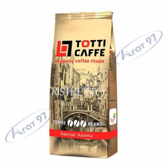 Кава в зернах 1000г, пакет, "Ristretto", TOTTI Caffe