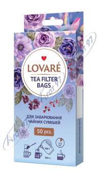 Фільтр-пакети для чаю, 50 шт, LOVARE