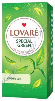 Чай зелений 1.5г*24, пакет, "Special green", LOVARE