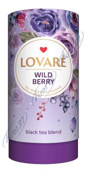 Чай чорний 80г, лист, "Wild berry", LOVARE