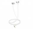 Вакуумні навушники з мікрофоном HAVIT HV-E303P White