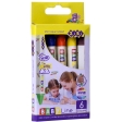 Олівці воскові JUMBO, 6 кольорів, тригранні, BABY Line