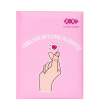 Блокнот SYMBOL, А-5, 64 арк., тв. обкл., мат. лам. з поролоном, KIDS Line, рожевий 