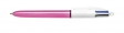 Ручка шариковая "4 in 1 Colours Shine Pink", розовая