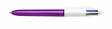 Ручка шариковая "4 in 1 Colours Shine Purple", фиолетовая