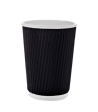 Стакан паперовий гофрований 300 (250 мл), термо, 20шт/уп