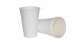 Стакан паперовий, 340мл, білий 50шт/уп BUROCLEAN