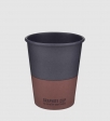 Стакан паперовий, 270мл, "GRAPHITE CUP", BUROCLEAN 50штуп
