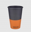 Стакан паперовий, 340мл, "GRAPHITE CUP", BUROCLEAN 50штуп