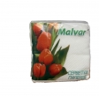Серветки столові, пап., 210х210мм, 30шт., в пп упак., білі Malvar