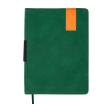 Щоденник недат. VERONA, A5, зелений, штуч. шкіра/поролон, 336 стор