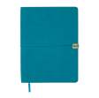 Щоденник недат. BEST, A5, бірюзовий, штуч.шкіра, 336 стор