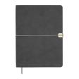 Щоденник недат. BEST, A5, сірий, штуч.шкіра, 336 стор