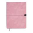 Щоденник недат. VELOUR, A5, рожевий, штуч.шкіра, 336 стор