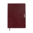 Щоденник недат. SALERNO, L2U, А4, коричневий, штуч.шкіра, 336 стор