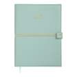 Щоденник датов. 2026 PANDORA, A5, м'ятний, штуч.шкіра