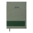 Щоденник датов. 2026 PRESTIGE, A5, зелений, штуч.шкіра