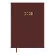 Щоденник датований 2026 MONOCHROME, A5, бордовий
