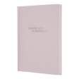 Записна книжка MORANDI STYLE, А5, 80 арк., клітинка, офсет крем, тв. лам. обкладинка, пудрова