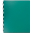 Тетрадь для записей CLASSIC, B5, 80 л., клетка, пластиковая обложка, зеленая