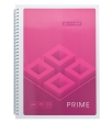 Зошит для записів PRIME, А4, 96 л., клітка, картонна обкладинка, рожева