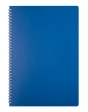 Тетрадь для записей CLASSIC, А4, 80 л., клетка, пластиковая обложка, синяя