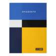 Книжка записна CHIAZZATO, А5, 80 л., клітинка, інтегральна обкладинка, синя