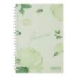 Зошит для записів JASMINE ARABESKI, А5, 80 арк., клітинка, пластикова обкладинка, м'ятний