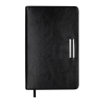 Щоденник недат. SALERNO, A6, чорний, штуч. шкіра, 336 стор