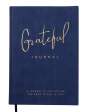 Блокнот діловий GRATEFUL А5, 96л, чистий, обкладинка штучна шкіра, синій