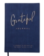 Блокнот діловий GRATEFUL А5, 96л, клітинка, обкладинка штучна шкіра, синій