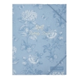 Папка А5 на гумках, GLADE ARABESKI, напівпрозора, синьо-сіра