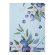 Папка А4 на гумках, BLUEBERRY ARABESKI, напівпрозора, морська хвиля