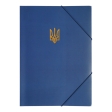 Папка А4 на резинках, UKRAINE, темно-синяя