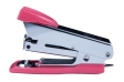 Степлер металевий МІНІ, 12 л., (скоби №10), 61x34x25 мм, рожевий